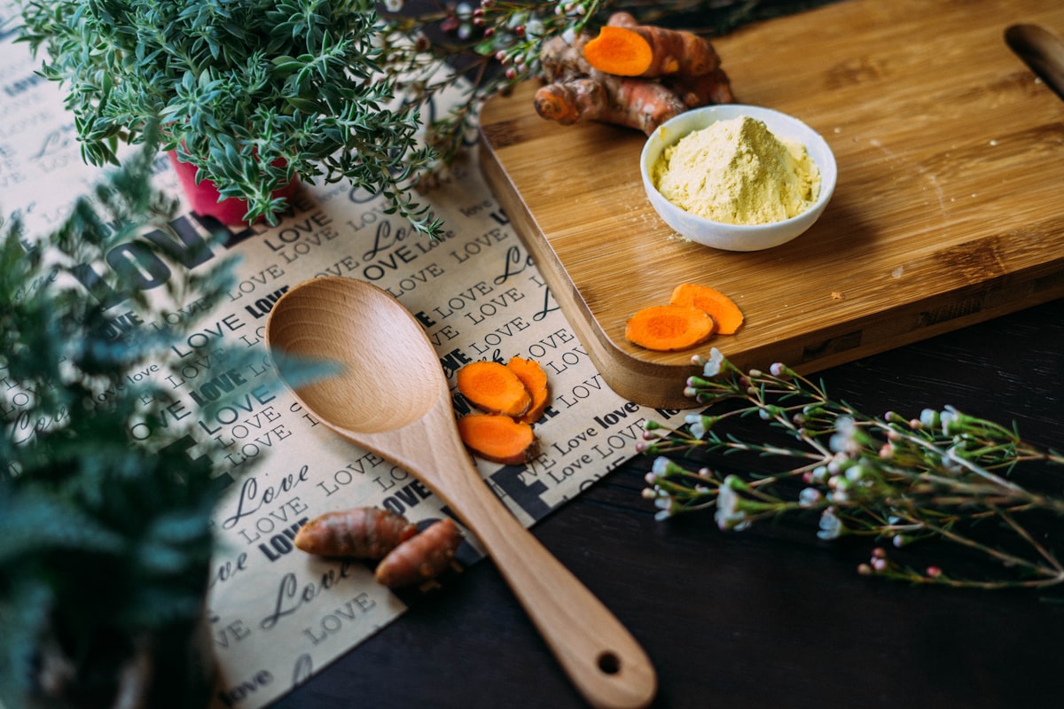 Gentle steamed vegetable medley with herbs